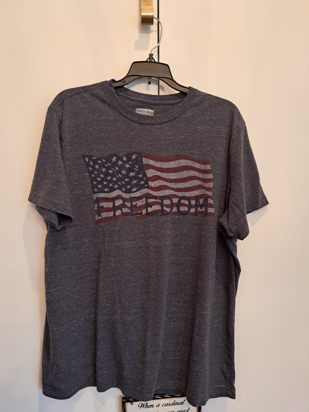 State of Mind Navy 'Freedom' Flag Graphic Tee